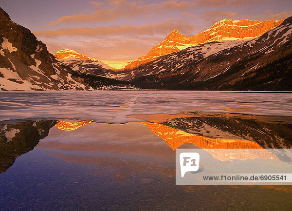 über  Sonnenaufgang  See  Unterricht  Banff
