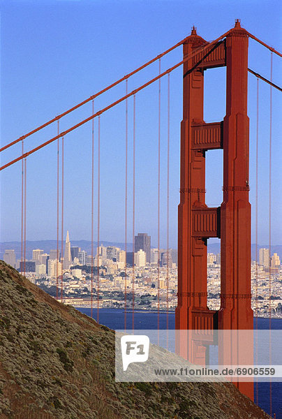 Vereinigte Staaten von Amerika USA Stadtansicht Stadtansichten Kalifornien Golden Gate Bridge