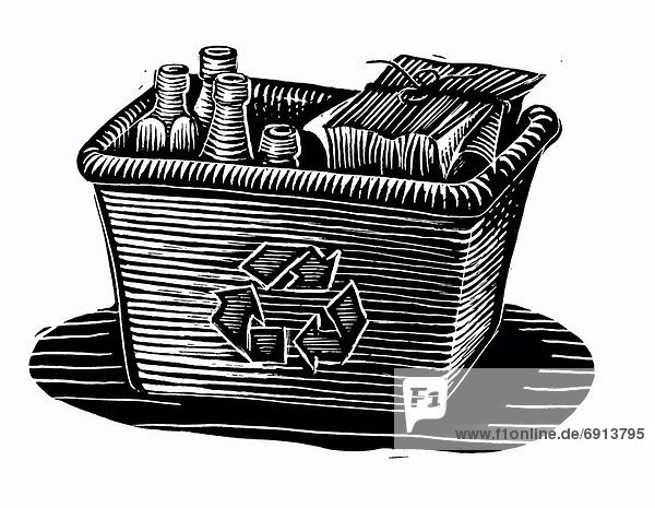 Recycling  Illustration