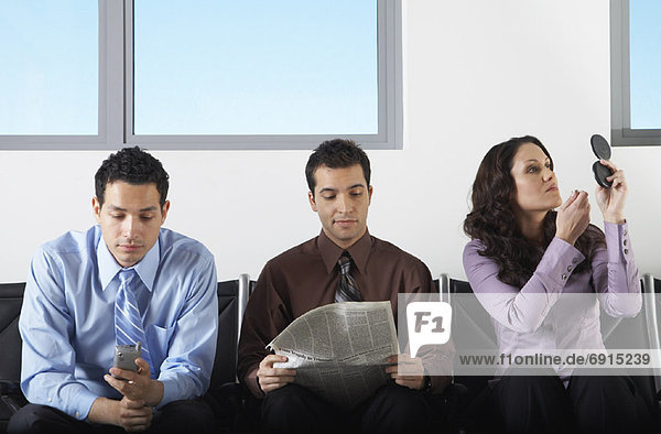 Mensch Menschen warten Zimmer Business