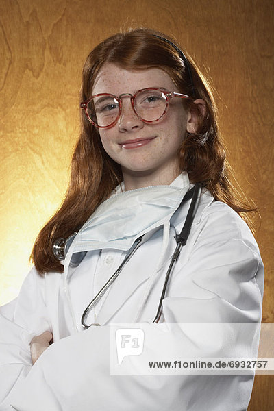 Arzt  Kleidung  jung  Mädchen