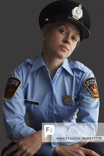 Porträt von Polizeibeamten