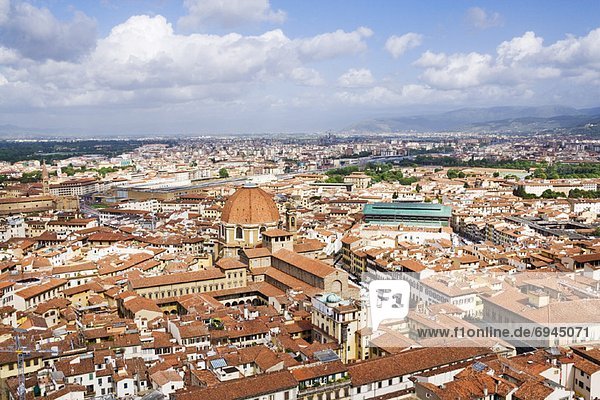 sehen  Ansicht  Kathedrale  Florenz  Basilika  Italien