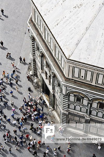 Außenaufnahme  Tourist  Florenz  Italien