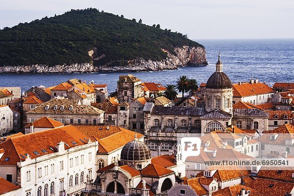 Großstadt Insel Kroatien Dubrovnik alt