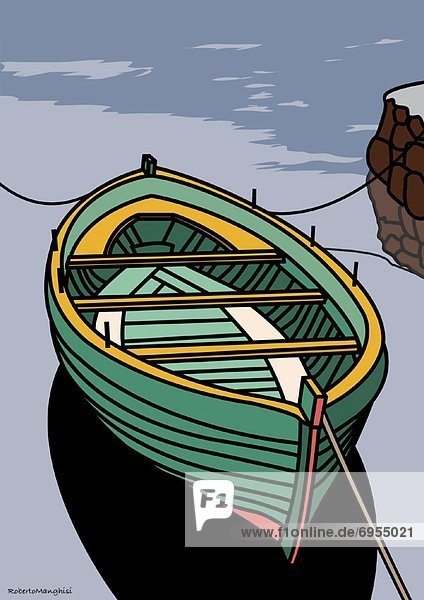 Ruderboot  Illustration