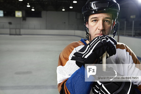 Portrait of Hockey Player