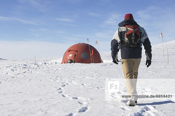 Felsbrocken  Palast  Schloß  Schlösser  Notfall  nähern  Hütte  wandern  Antarktis