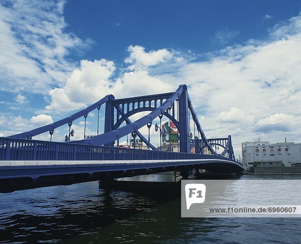 Kiyosu Bridge Over the Sumida River  Tokyo Prefecture  Japan