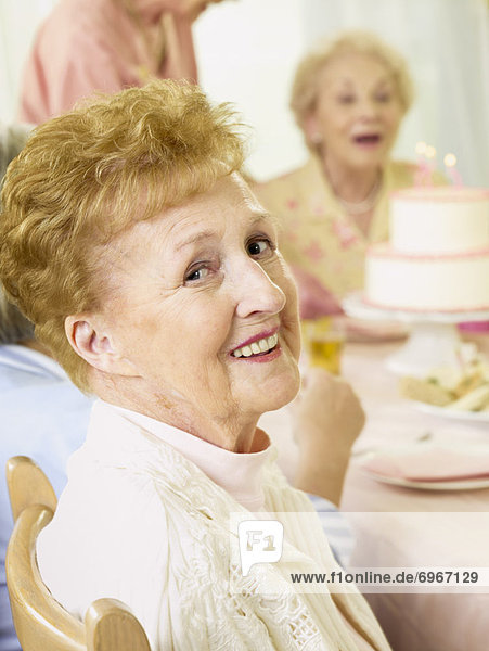 Birthday Party in Seniors Residence