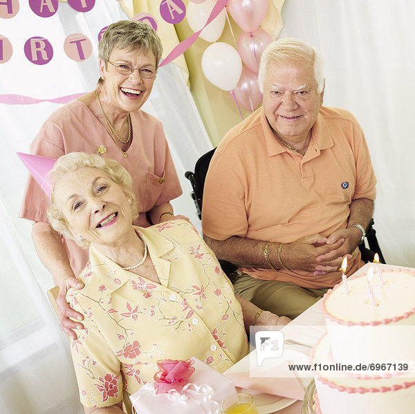 Birthday Party at Seniors Residence