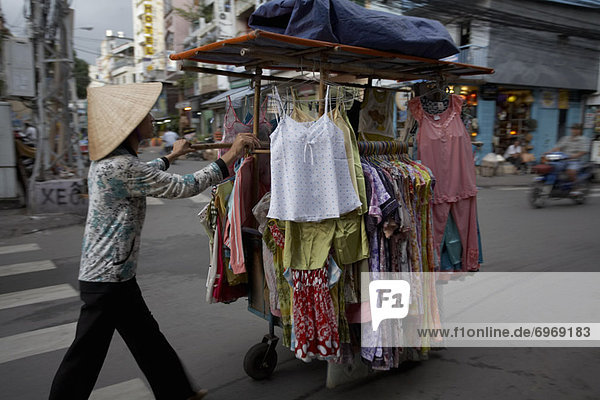 Street Vendor  Saigon  Vietnam