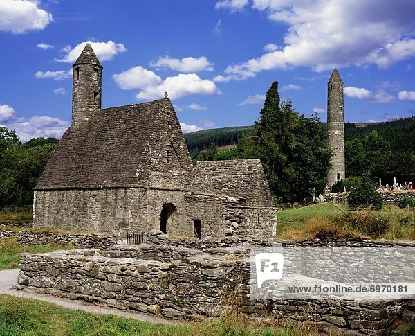 Heiligtum Teamgeist Kapelle Glendalough Irland rund