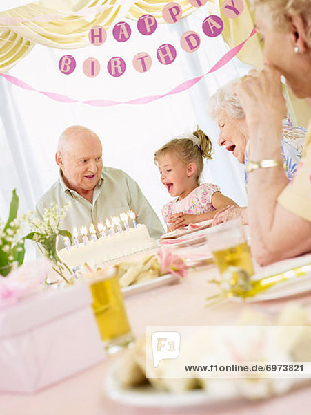 Birthday Party in Retirement Home