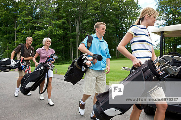 Couples Golfing  Burlington  Ontario  Canada