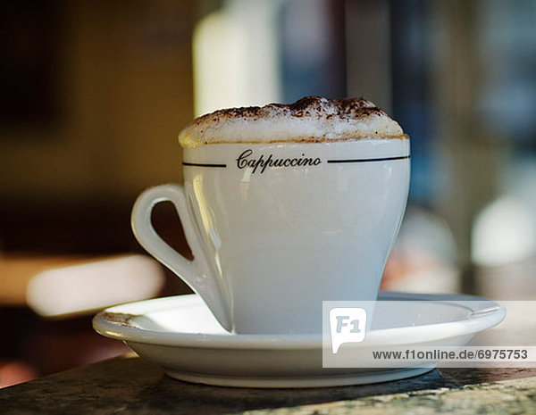 Cafe  Cappuccino  Tresen  Granit