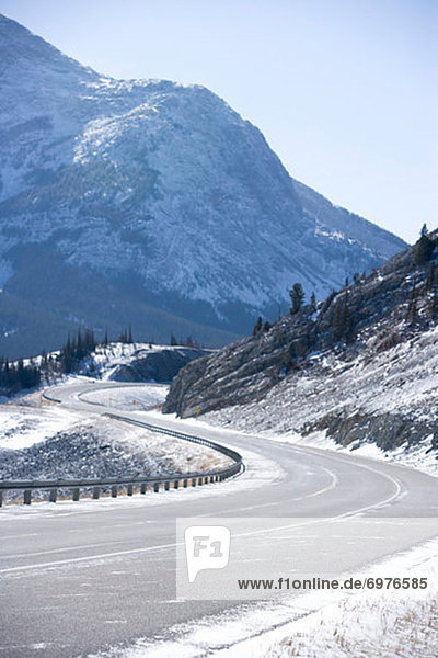 Rocky Mountains  Banff Nationalpark  Alberta Highway 11  Alberta  Kanada
