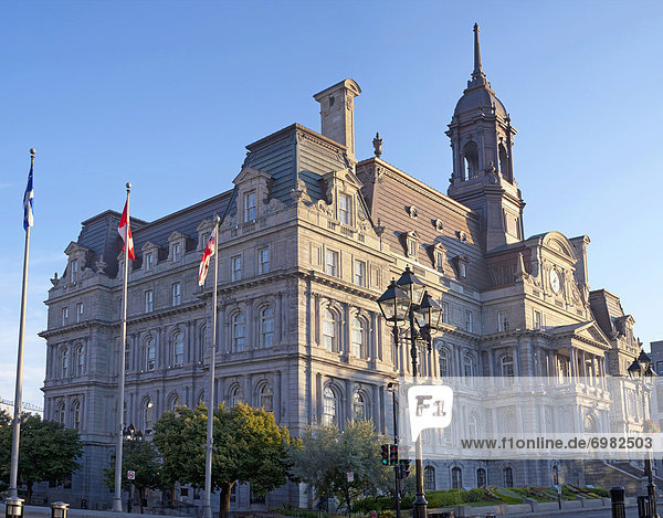 Rathaus von Montreal  Quebec  Kanada