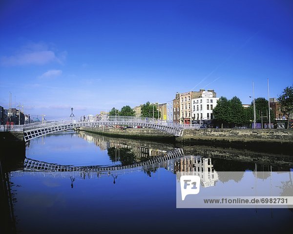 Dublin Hauptstadt Liffey Irland