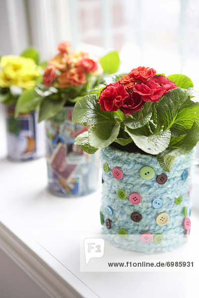 Blume Blumenvase selbstgemacht