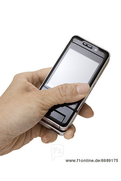 Close-up of Person Holding Cell Phone