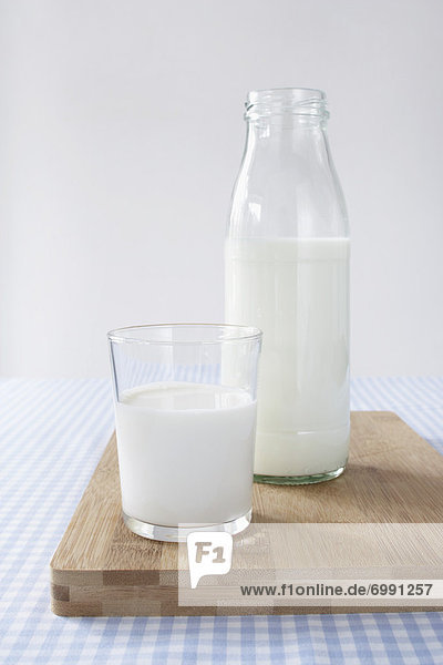 Glas  Flasche  Milch
