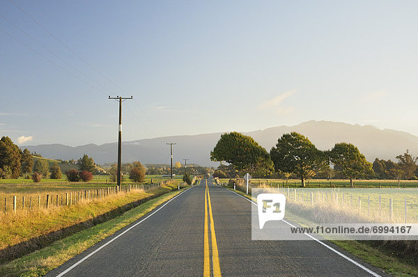 Fernverkehrsstraße  neuseeländische Südinsel  Neuseeland