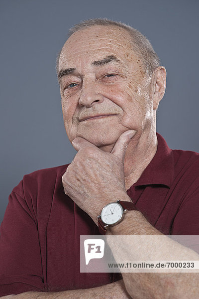 Porträt des älteren Menschen