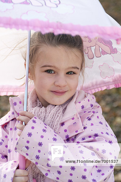Portrait  Regenschirm  Schirm  Mädchen