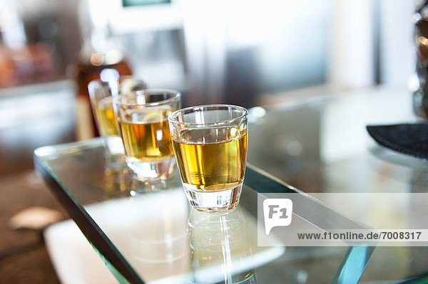 Drinks on Glass Table  Toronto  Ontario  Canada