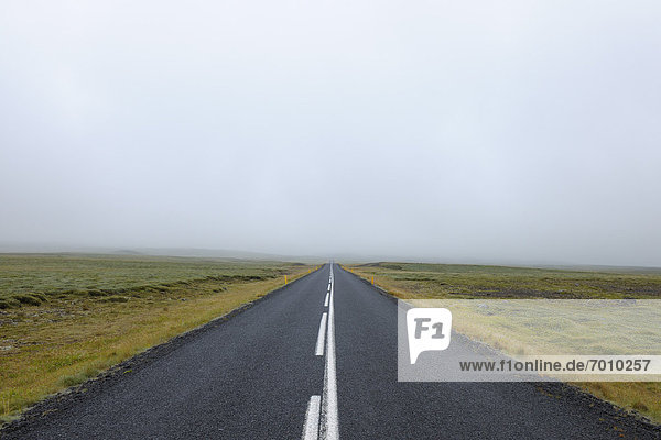 Road  Volcanic Landscape  Hellnar  Snaefellsnes Peninsula  Vesturland  Iceland