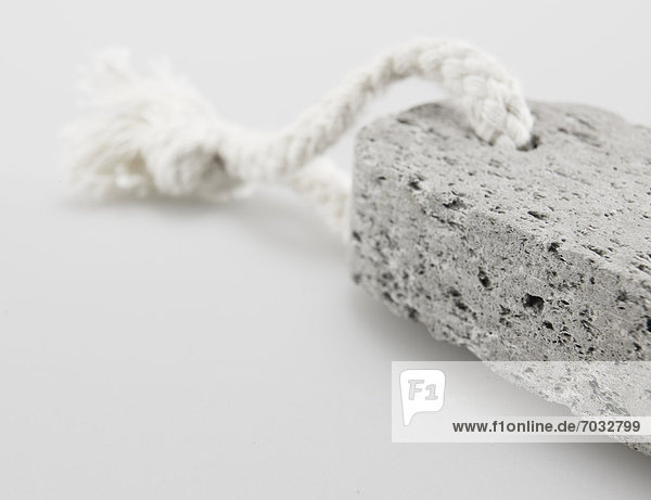 Close-Up of Pumice Stone on String