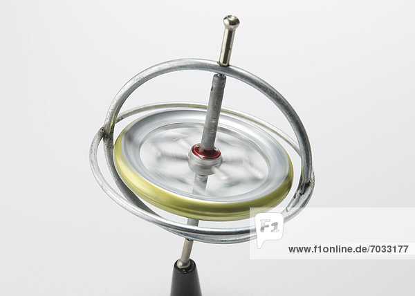 Close-Up of Spinning Top