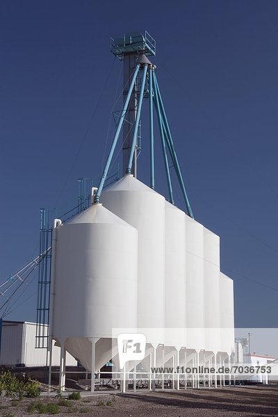 Large Metal Grain Bins  Alberta  Canada