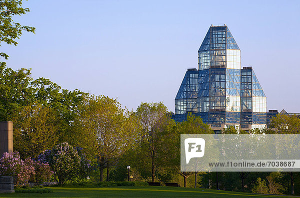Nationalgalerie von Kanada  von Architekt Moshe Safdie  Ottawa  Ontario  Kanada