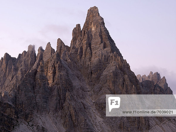 Paternkofel  Nationalpark Dolomiti di Sesto  Sextener Dolomiten  Hochpustertal  Südtirol  Italien  Europa
