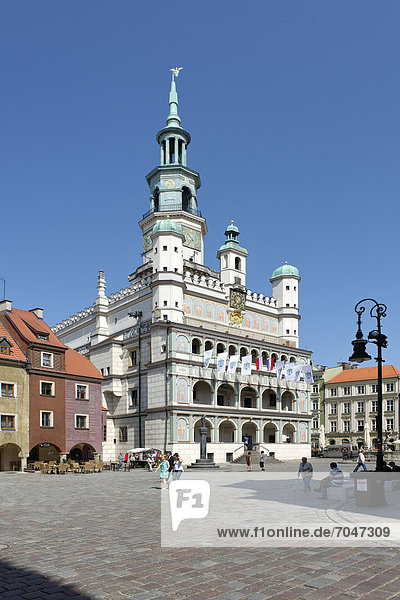 Rathaus  Altstädtischer Ring  Stary Rynek  Posen  Pozn·n  Polen  Europa