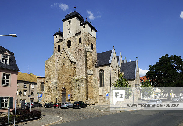 Kirche St. Michael  Zeitz  Sachsen-Anhalt  Deutschland  Europa  ÖffentlicherGrund