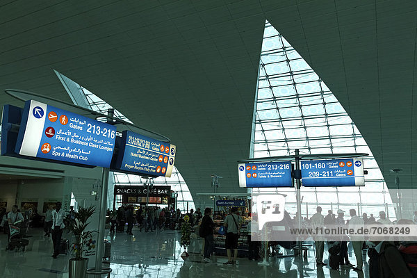 Dubai International Airport  Transit-Bereich  Vereinigte Arabische Emirate  Westasien  Asien