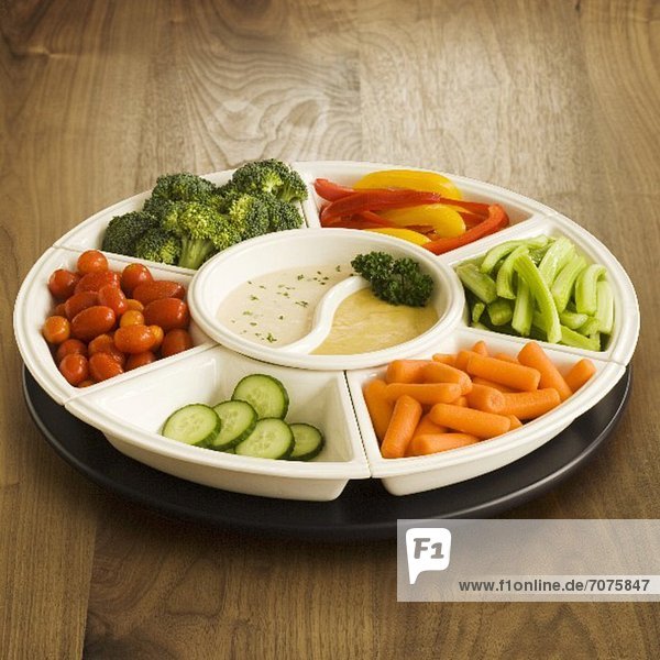 Veggie Platter with Two Dips