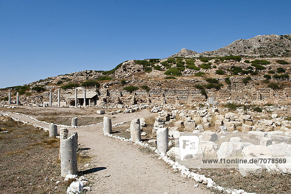 Knidos  ancient port city  DatÁa  Datca  Datca Peninsula  Mugla Province  Turkish Aegean  Turkey