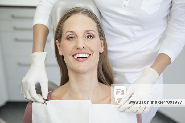 Germany  Patient and dentist in dental office