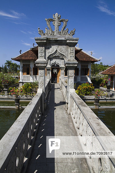 Indonesia  Bali  View of Royal Palace Ujung Water Palace