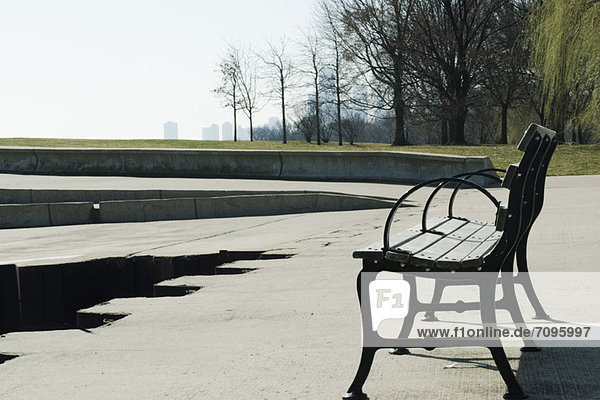 BBench in einem Park Lincoln Park Chicago
