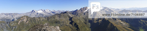Pfunderer Berge mit Wurmaulspitze  Südtirol  Italien