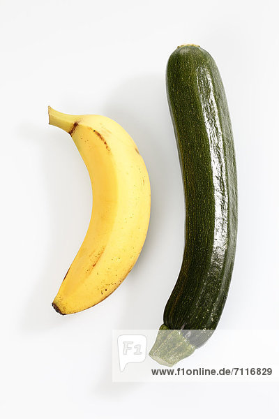 Banane und Zucchini