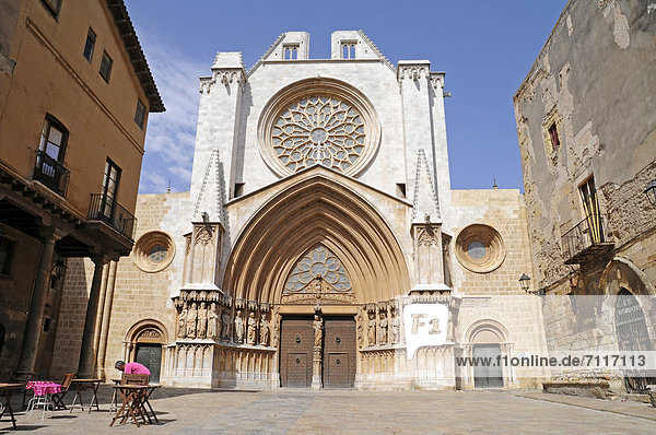 Kathedrale  Tarragona  Cataluna  Katalonien  Spanien  Europa  ÖffentlicherGrund