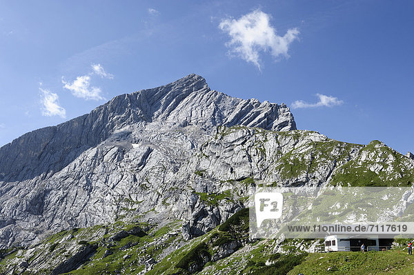 Alpspitze  Wettersteingebirge  Garmisch-Partenkirchen  Oberbayern  Bayern  Deutschland  Europa