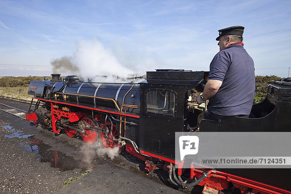 Europa  Urlaub  britisch  Großbritannien  Reise  Wasserdampf  Zug  England  Kent  Lokomotive  Tourismus