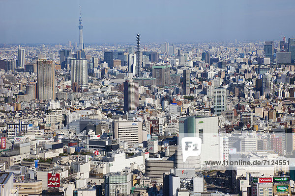 Urlaub  Reise  Tokyo  Hauptstadt  Fernsehantenne  Asien  Japan  Shinjuku  Tourismus